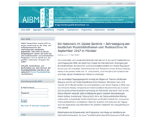 Tablet Screenshot of aibm.info